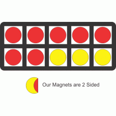Giant Magnetic 10 Frame - Red/Yellow